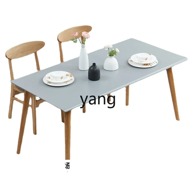 

L'm'm Modern Minimalist Two-Tone Rectangular Light Luxury Oak European Beech Dining Tables and Chairs Set