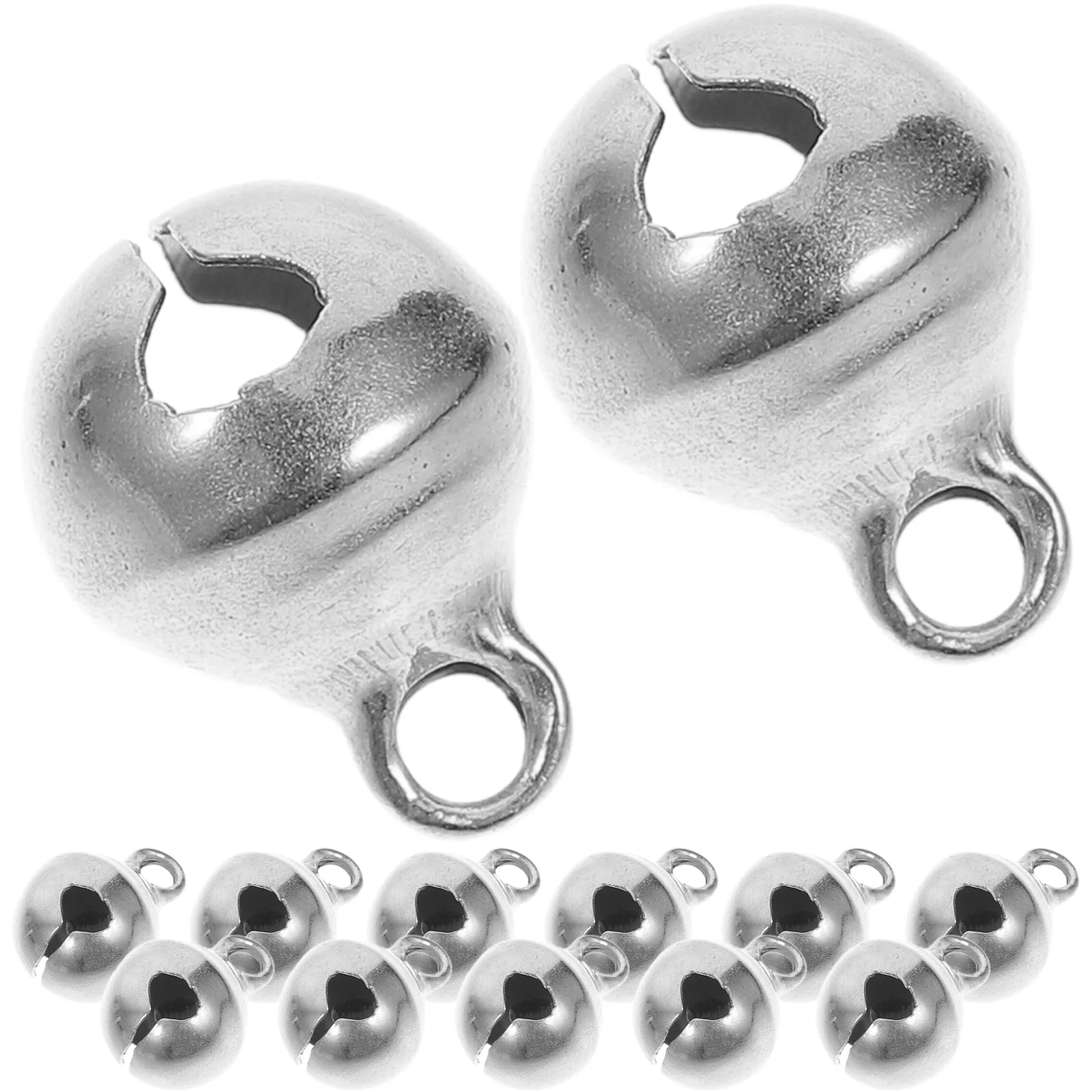 

100pcs Gold Mini Bells Handcrafted Jingle Bells Loud Sound Rustproof For Diy Bracelets Wedding Jewelry Craft Decor Keychain