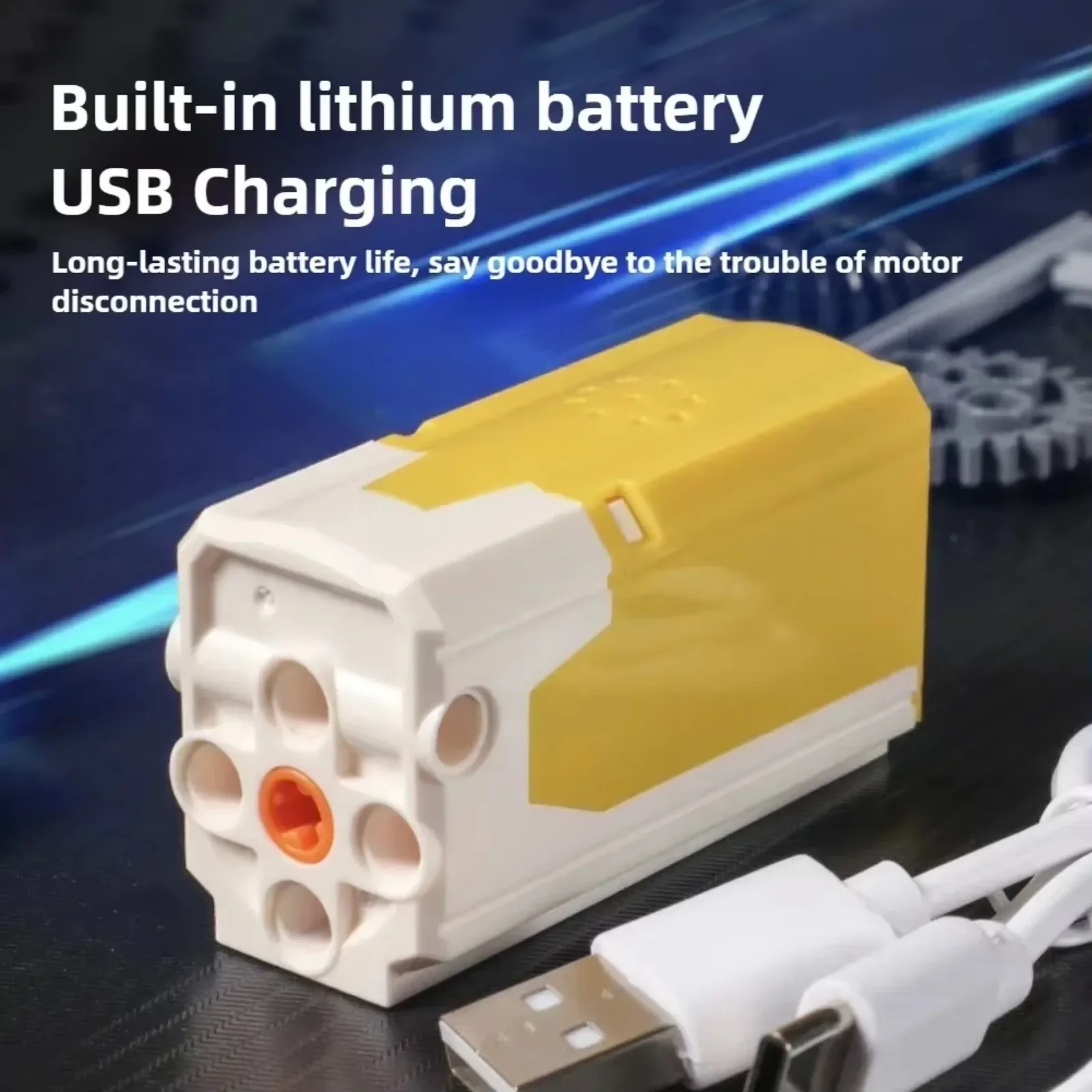 M/L Motor APP Control Rechargeable Lithium Battery Building Blocks Power Set Compatible with Legoeds 8883 Motor 9686 Parts