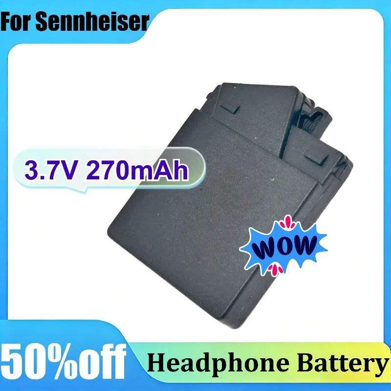 

For Sennheiser BA370 BA-370PX BA 370 PX0121147748 3.7V 270mAh Wireless Headset Replacement Li-Polymer Battery