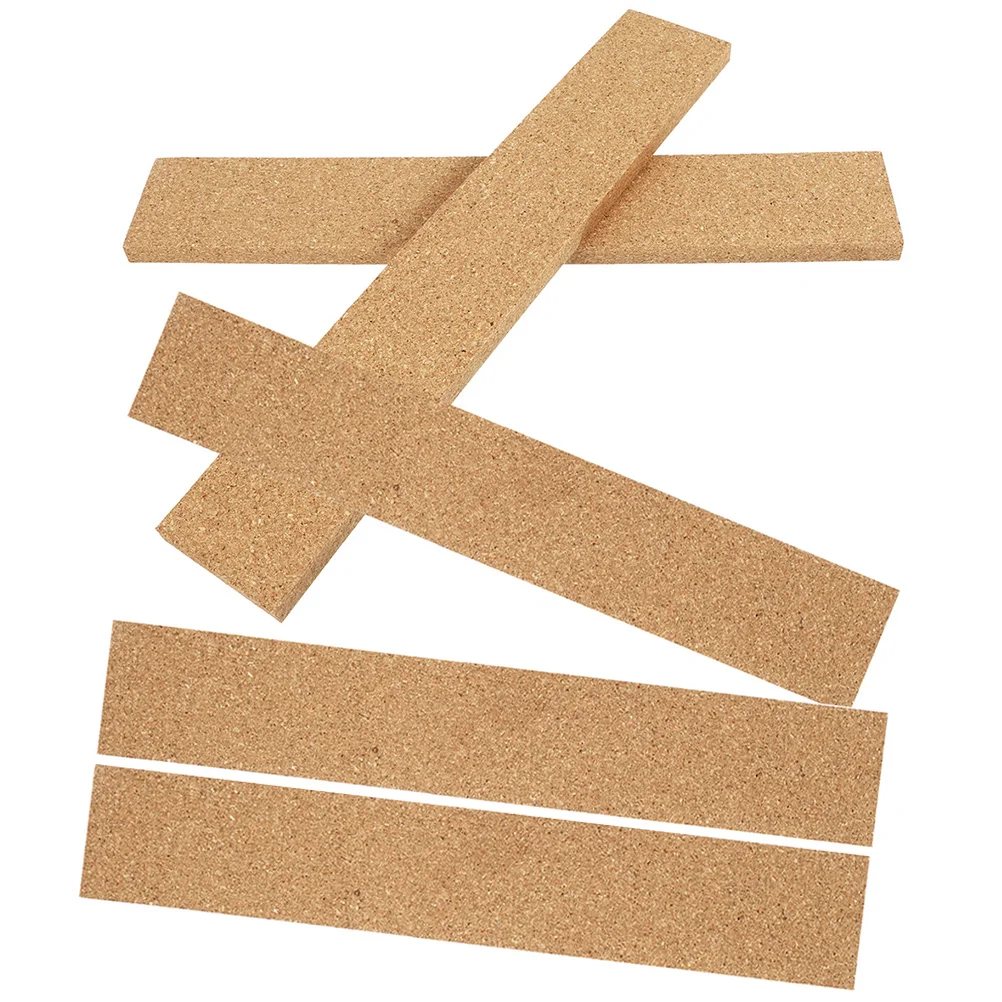 

5pcs Cork Wall Sticker Bulletin Photo Wall Cork Strips Boards Adhesive Decor Bars Office Supplies Photo Memo Strips Safe Use