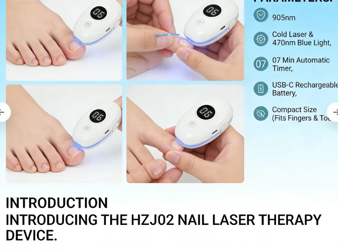 

Лазерный аппарат HZJ02 для безболезненного лечения грибка ногтей, физиотерапевтический прибор для устранения грибковых инфекций и восстановления ногтей при онихомикозе