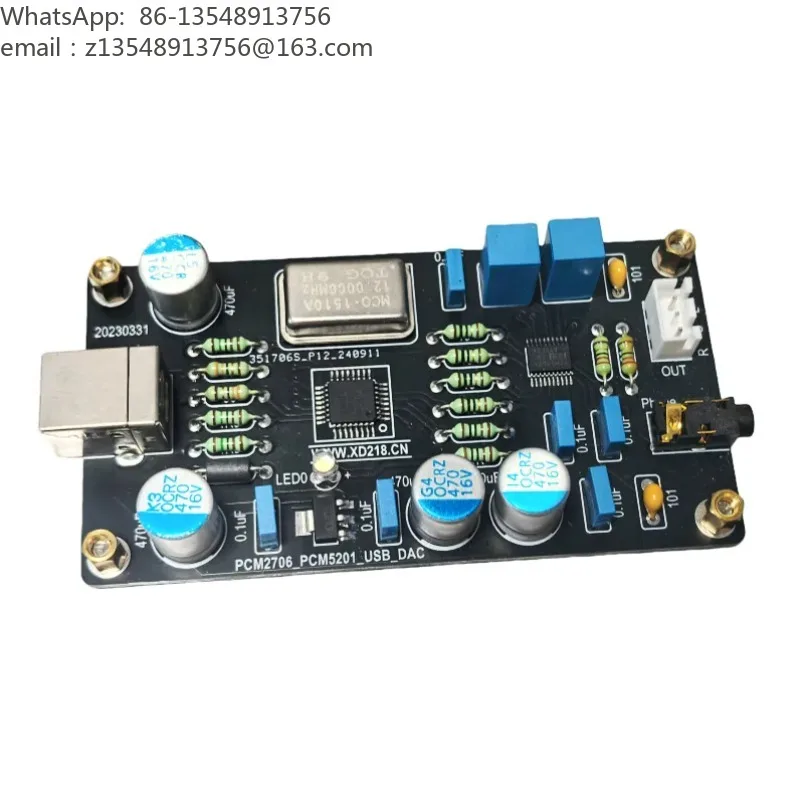 PCM2706 PCM5102A USB Audio DAC Sound Card Decoder Board HI-FI Decoding Module