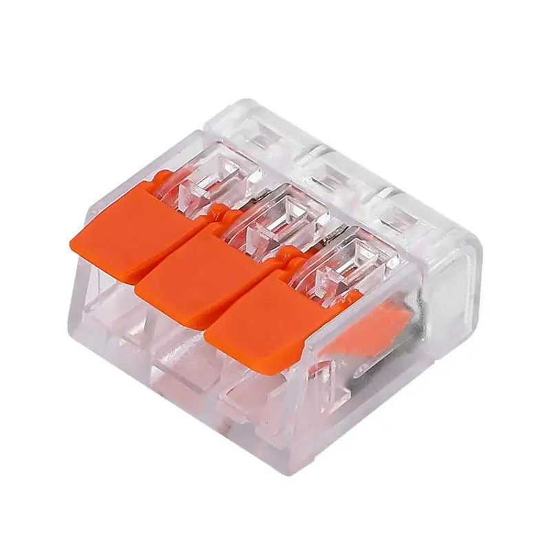 2 3 4 5 Port Lever Wire Connectors 10 75Pcs Compact Quick Splicing Cable Terminal DIY Electrical Kit
