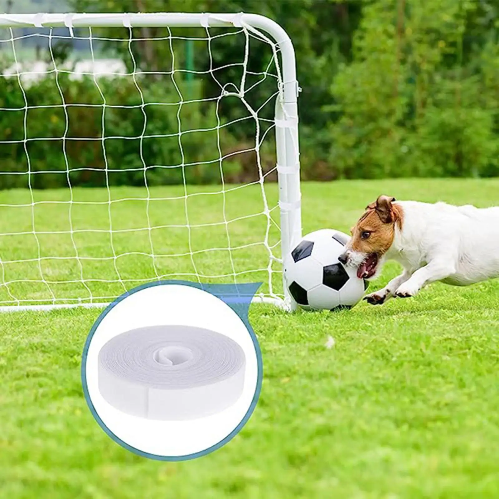 

Soccer Goal Net Fastener Cord Straps Polyester Adjustable Wrap Soccer Accessories for Foldable Soccer Gear