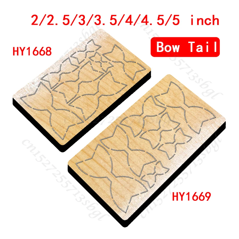 Bow Tail New Wooden Cutting Dies Suitable for Common Mold Scrapbook Machines on the Market