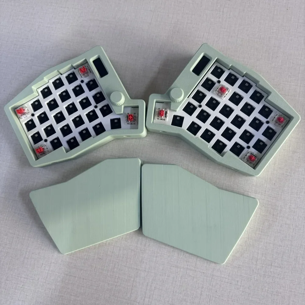 

Sofle Keyboard Kit Custom Wired Single Mode Hotswap Keyboard with Palm Rest RGB Split Mechanical Keyboard Game Teclado Accessory
