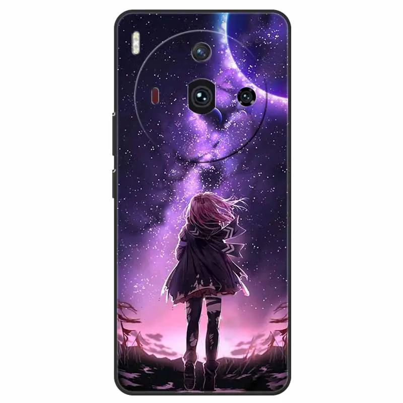 For ZTE Nubia Z50s Pro Case Cute Cartoon Soft Silicone TPU Coque for Nubia Z50S Pro NX713J Cover Protector Shockproof Shells Cat