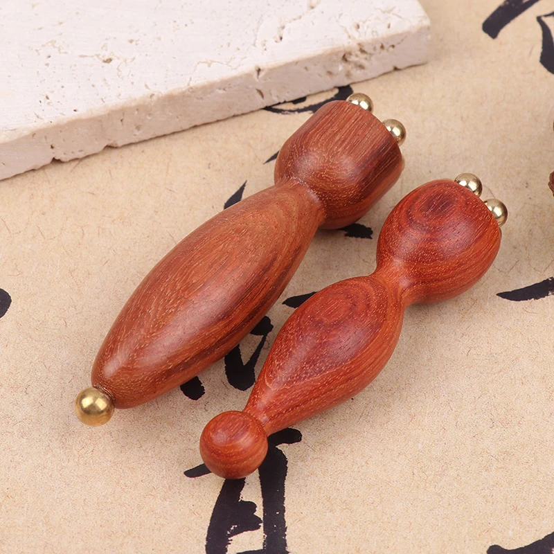 أداة غوا شا المحمولة - جهاز تدليك الوجه من النحاس والورد لاسترخاء العين وتحفيز ميريديان #3