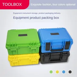 Portable Tool Case Black Yellow Green Blue Waterproof Moisture-Proof Toolbox Instrument Equipment Hardware Plastic Storage Box