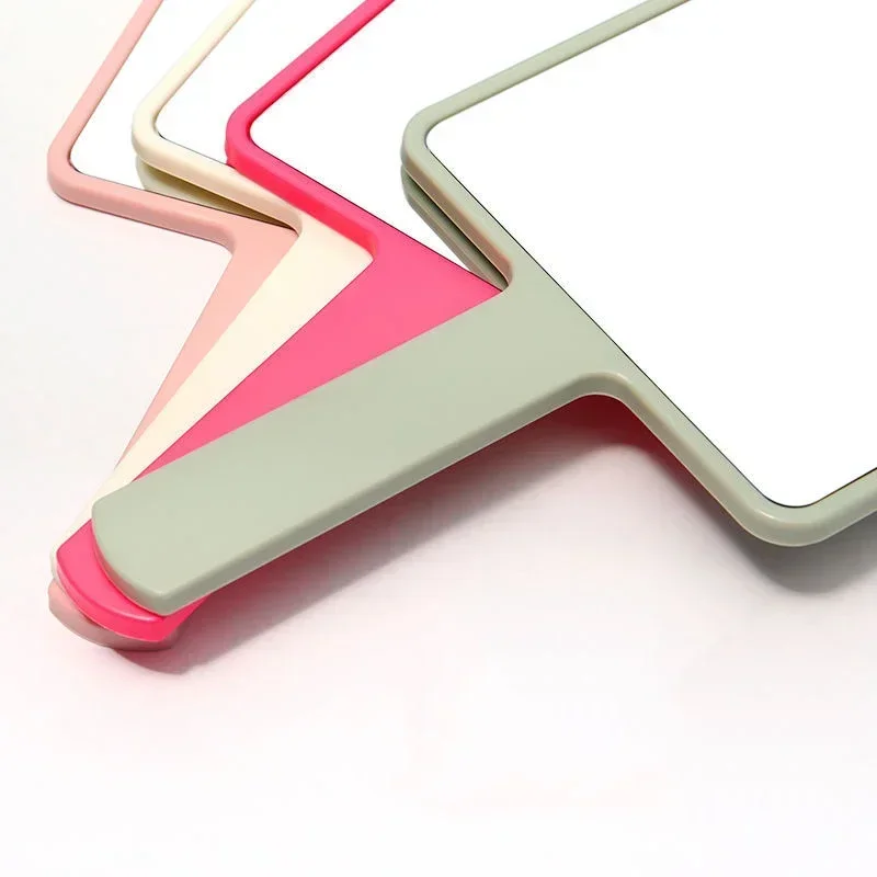 Eyelash Extension Handheld Makeup Mirror Square Makeup Vanity Mirror with Handle Hand Mirror SPA Salon Compact Mirrors