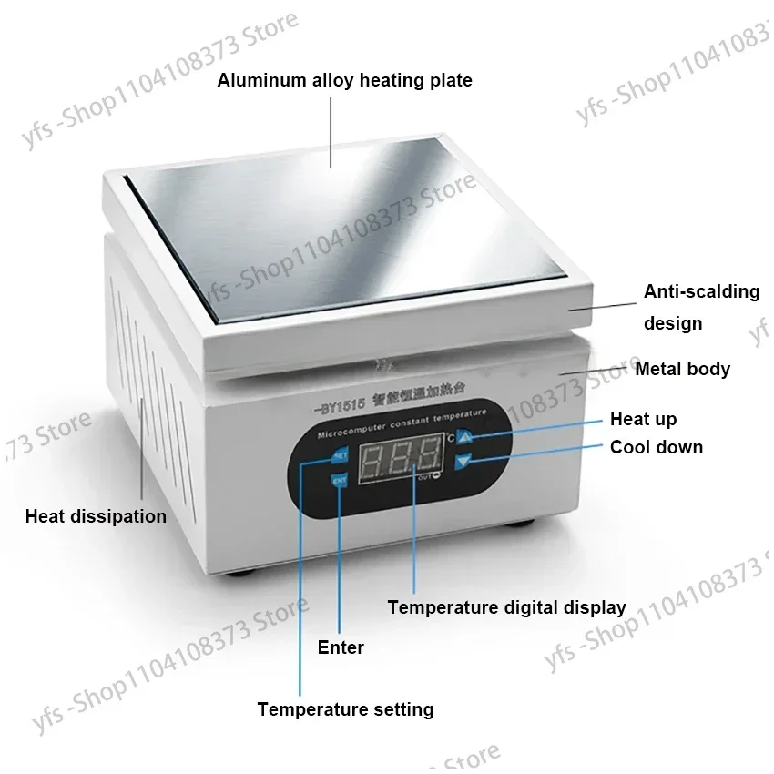 Heating Station Digital Preheating Platform Electronic Hot Plate Maintenance for PCB LCD Screen Repair