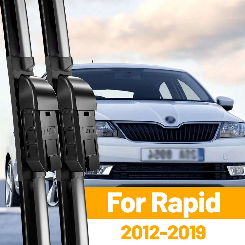 Pióra wycieraczek przednich 24"+16" do Skoda Rapid 2012-2019 NH Sedan Hatchback Spaceback Szyba przednia Szyba przednia 2013 2015 2018