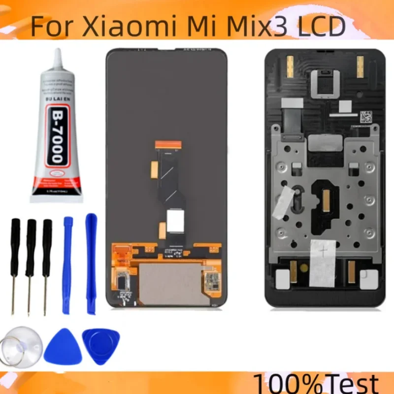 Test Original Display For XIAOMI Mi Mix 3 Mix3 LCD Display Touch Screen Digitizer Assembly Replacement Part For Xiaomi M1810E5A