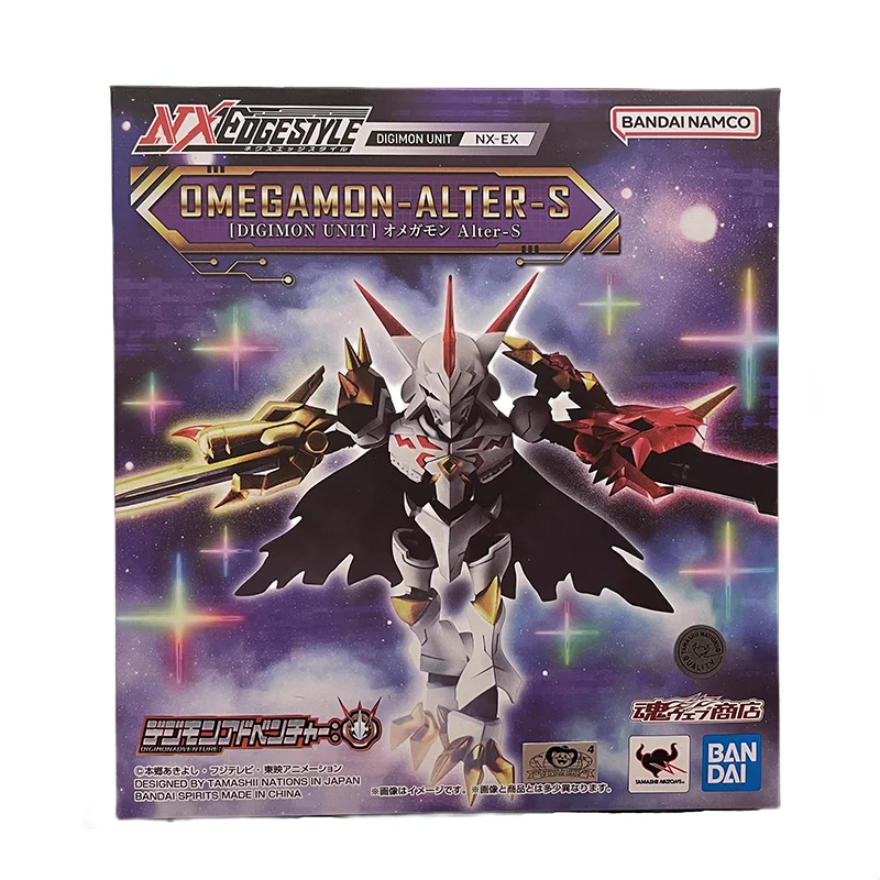 Original Genuine OMEGAMON-ALTER-S DIGIMON UNIT Bandai Anime Model Toys Action Figure Gifts Collectible Ornaments Boys Kids Girls