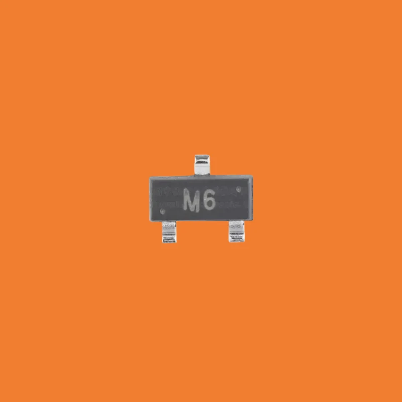 10pcs/Original genuine S9015 M6 SOT-23 PNP transistor 45V100mA surface mount transistor