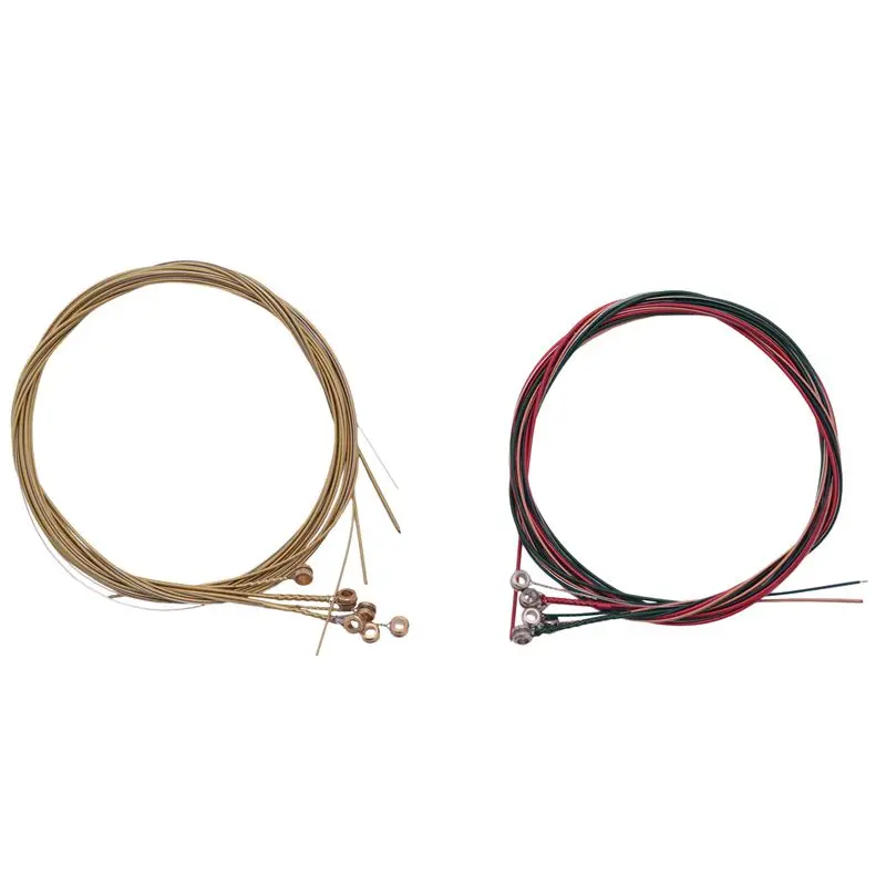 A89E-8 Sets Of 24 Guitar Strings Replacement Steel String For Acoustic Guitar Guitar Changing Tool