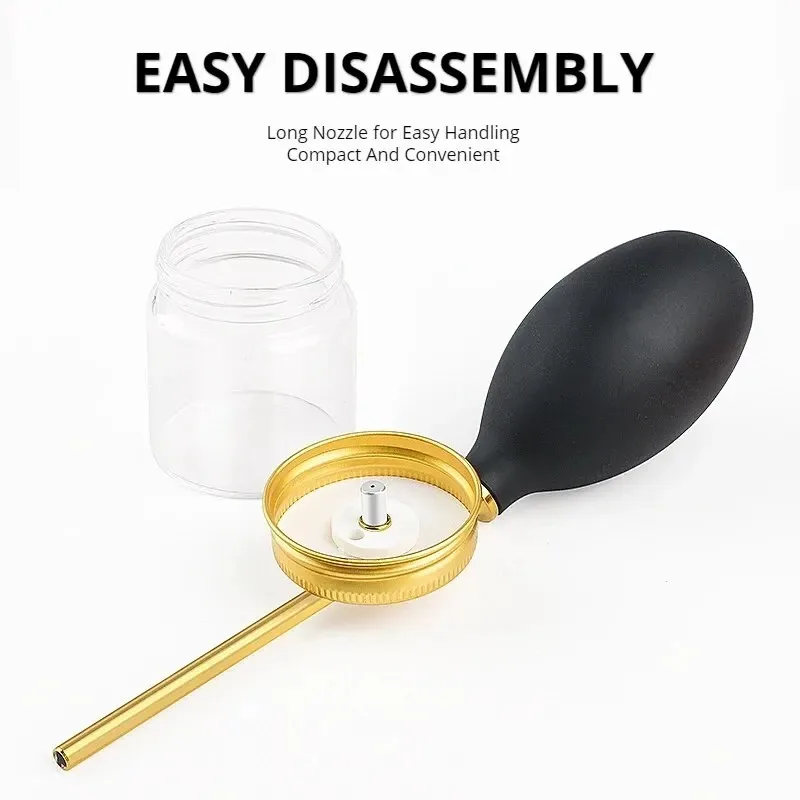 Barber Refillable Talc Fiber Powder Blower Puffer Hairdressers Talcum Hair Salon Powder Spray Bottle Barbershop