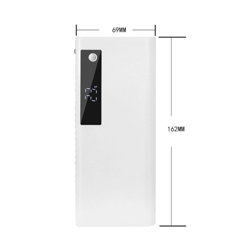 Новинка 2022, 5 слотов, внешний аккумулятор 21700 для самостоятельной сборки, внешний аккумулятор 21700, чехол для аккумулятора QC3.0, быстрая зарядка, ЖК-дисплей, чехол для внешнего аккумулятора