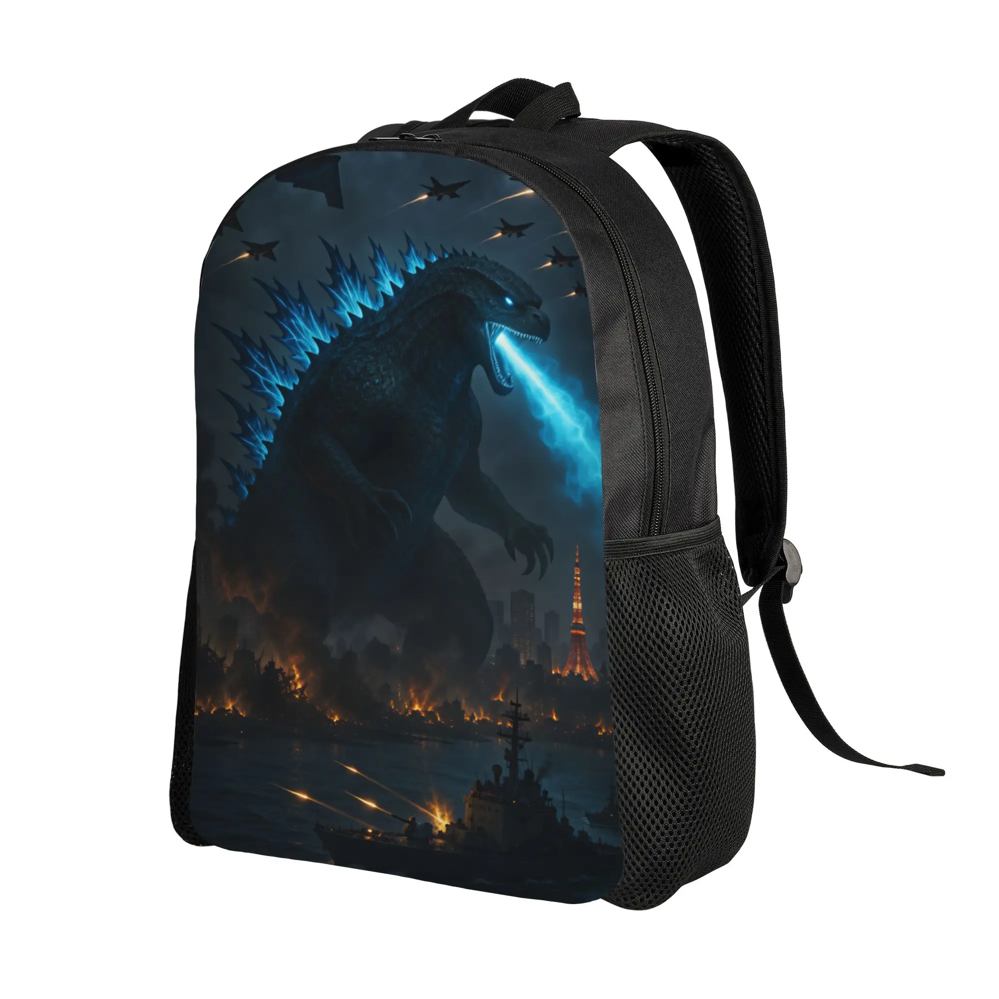 M-Monster King Backpack  Daily Backpacks Unisex Colorful Breathable High School Bags Cool Rucksack