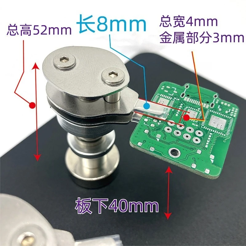Mini PCB Fixing Clamp Jig, Precision Circuit Board Holder For Electronic Repair Radio Mainboard Component Welding Work