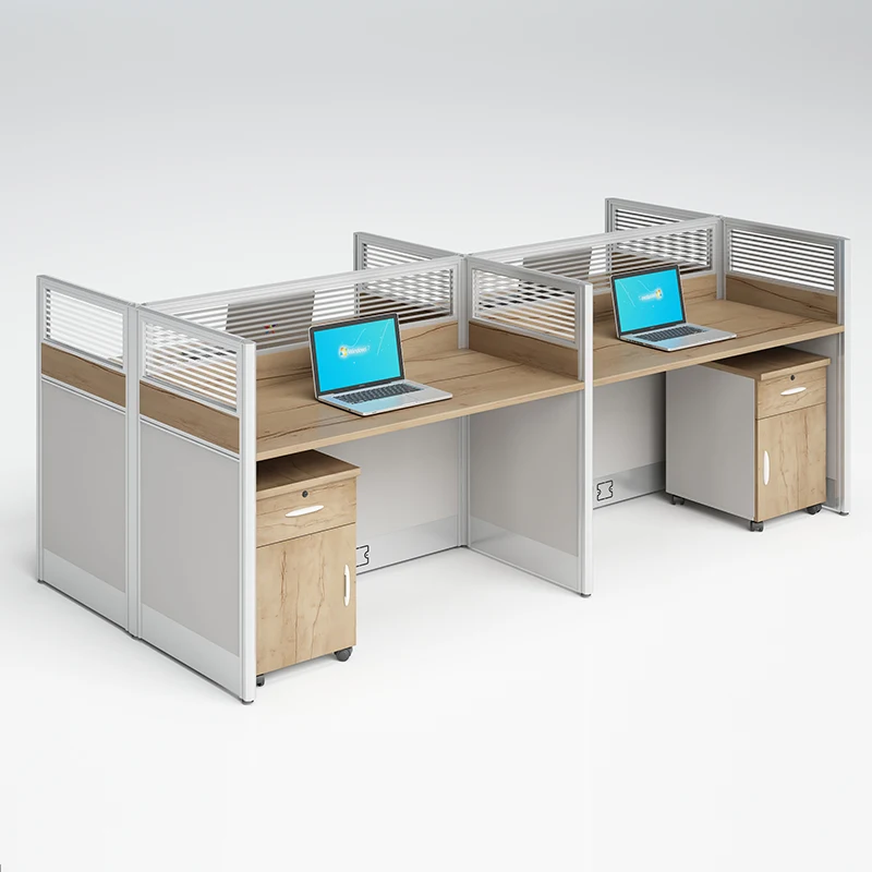 

Офисная мебель, стол для персонала на 6 человек, комбинация компьютерного стола и стула, простой и современный