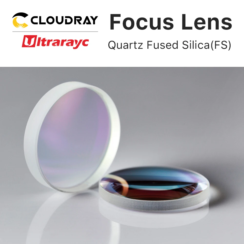 Ultrarayc Collimating Focusing Lens D37 F100 F200mm  Quartz Fused Silica Lens For Raytools BM06K Fiber Laser head