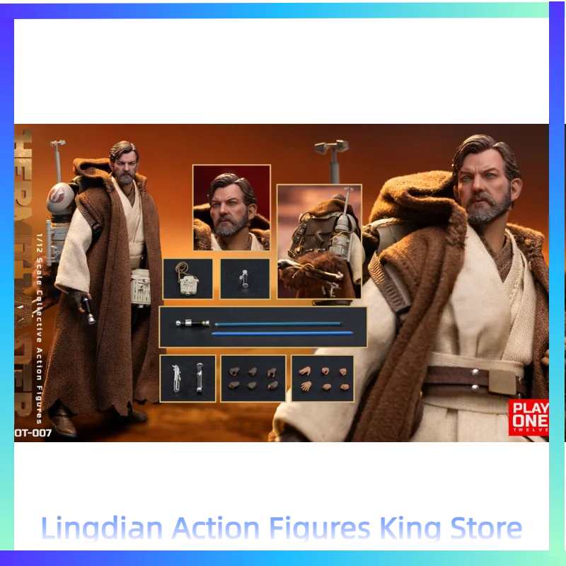 

In Stock Six Inch Commune 1/12 Hermit Master Jedi Master Action Figure POT-007 Action Figure Toy Collection Gift