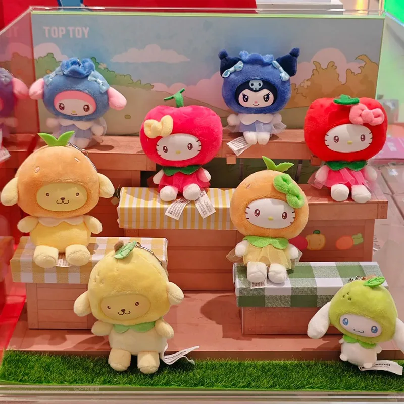 

Новый Sanrio, мини-фрукты, овощи, Куроми, виниловая коробка, игрушки, милая сумка, подвеска, фигурка, куклы, подарок на Рождество, день рождения для девочки