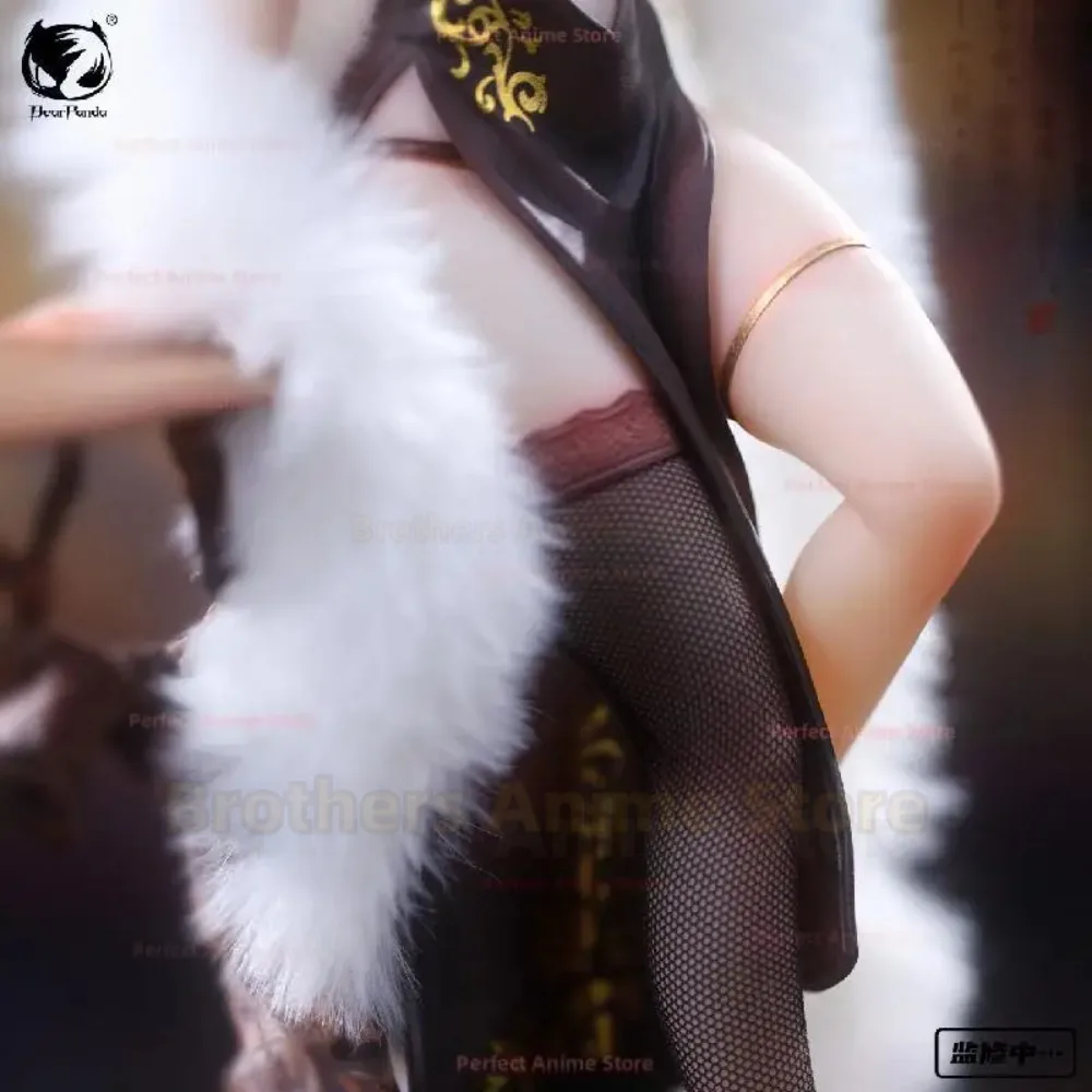 

100% Original [bilibili] BearPanda Real Stockings Eye-catching Temperature-sensitive Lacquer Cheongsam Model
