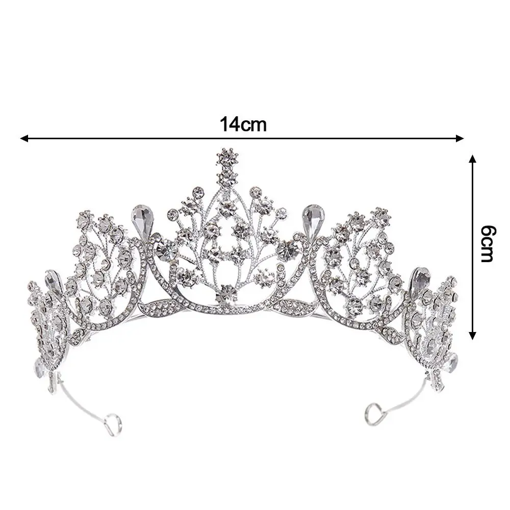 Princess Crystal Tiaras and Crowns Headband Kid Girls Bridal Prom Crown Wedding Party Accessiories Hair Jewelry