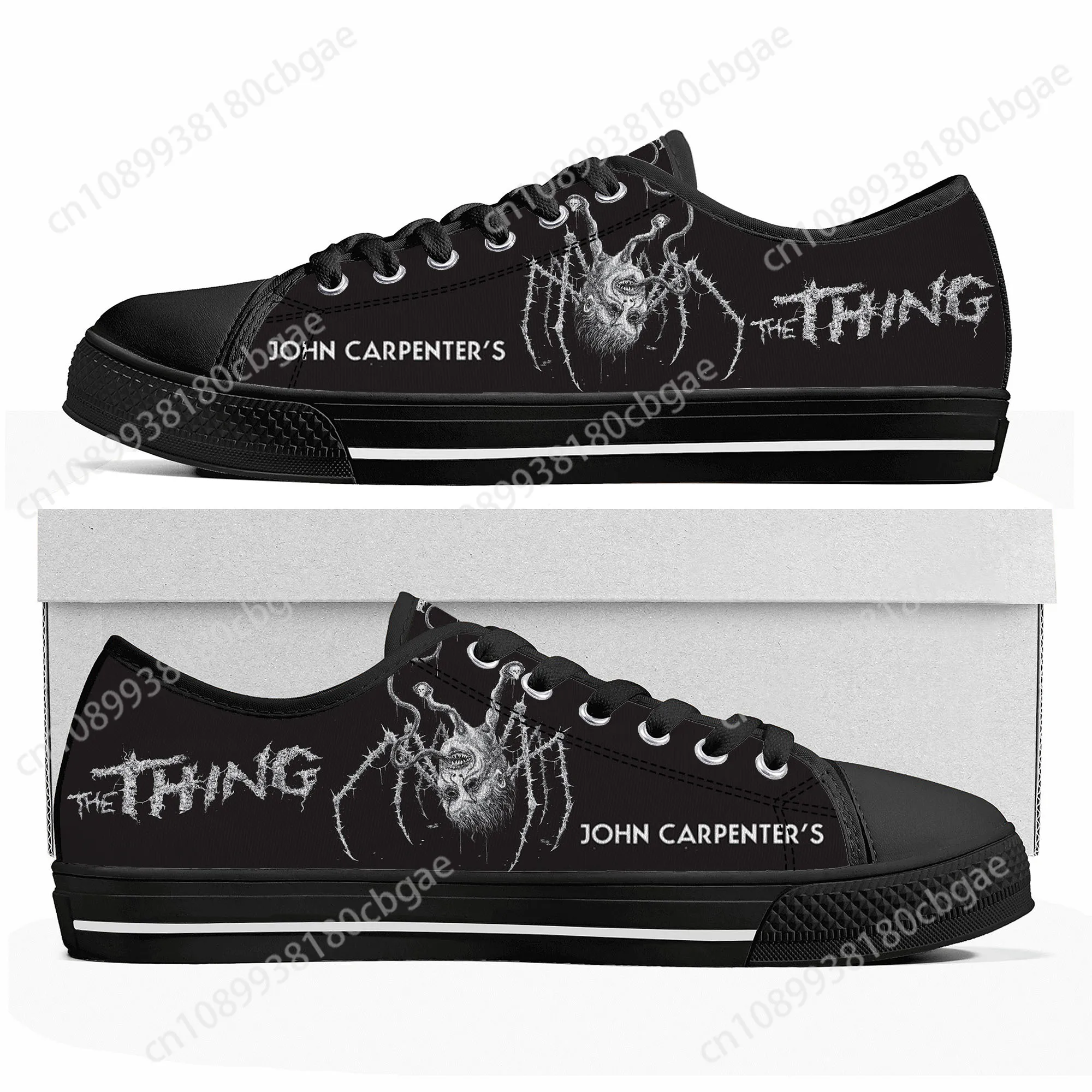 

The Thing movie shoes Low Top Sneakers Mens Womens Teenager High Quality Canvas Sneaker couple Casual Shoes Customize DIY Shoe