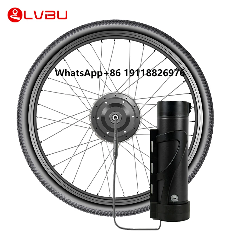 

26 27.5 29 Inch 700C Front Wheel Bicycle Part Hub Motor 250W 350W Electric Bike Conversion Kit With 18650 Lithium Bottle Battery