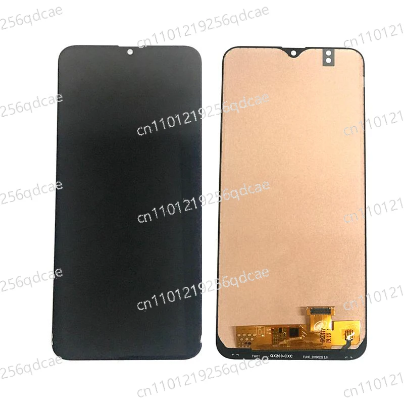 For Galaxy A20 LCD Panel 6.39-inch Display with Blu-ray Replacement Parts Black