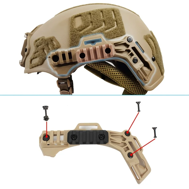 Helmet Rail Mount Kit ，Wendy Tactical Helmet BALLISTIC Nylon rail EX Wendy 3.0 track- Helmet Not Included