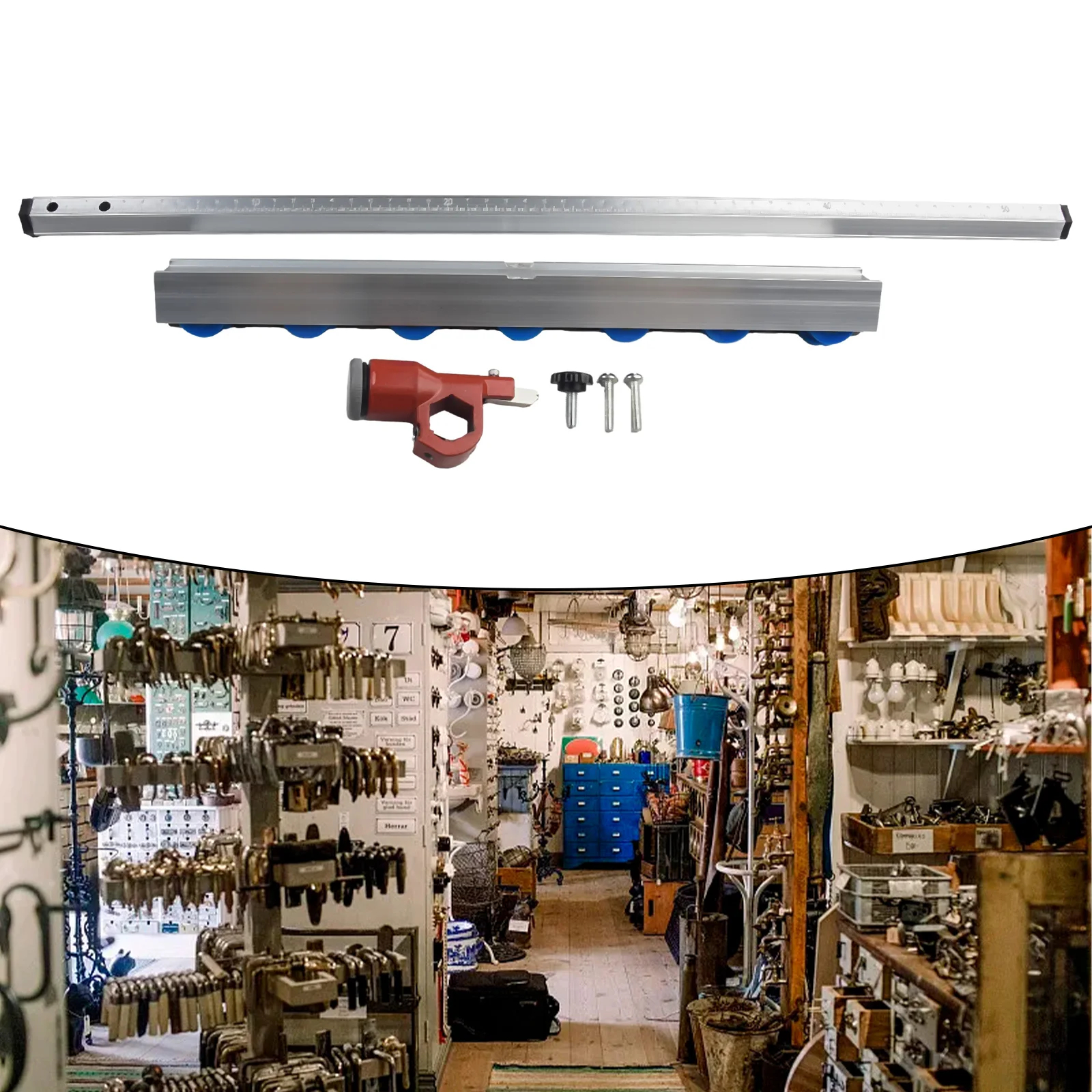 Practical Tile Cutter Scraper Push Roller Tools 1pc Thick 0-1 Cm Thickness 19.68inch 50cm Aluminum Alloy Cutting