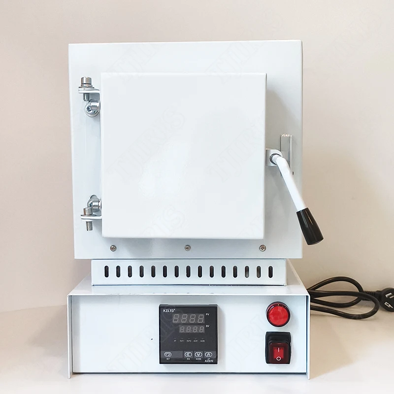 TJIRIS Dental Electric Dewax Burnout Furnace 1500W Oven Small Muffle Furnace for Casting Maxtemperature 1100℃