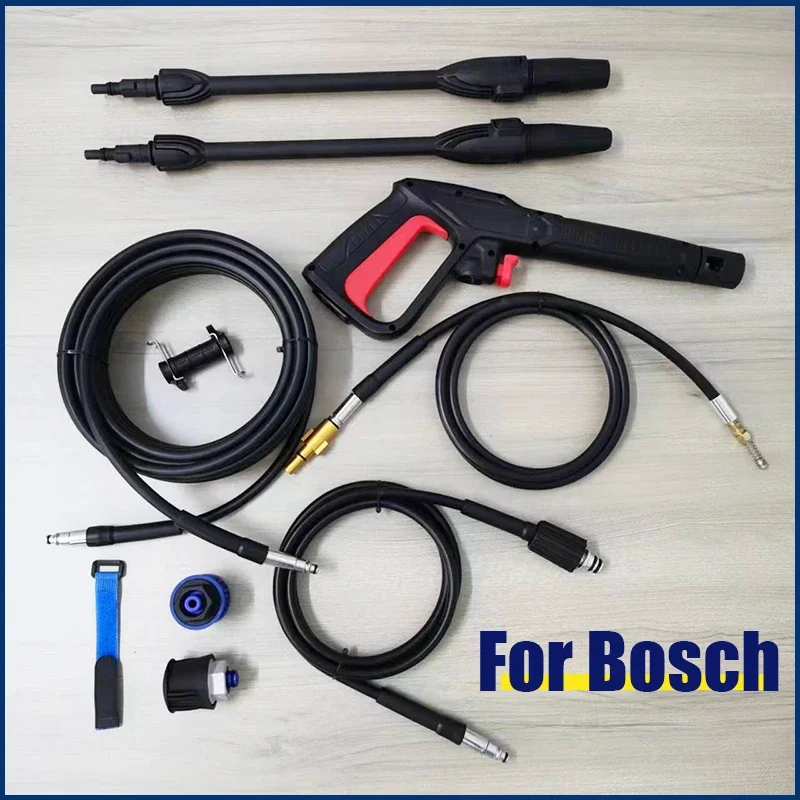 Pressure Washer Spray Gun Extension Lance Wand Washer Hose Pipe Cord Kit For Bosch AR Blue Clean Black Decker Makita Michelin