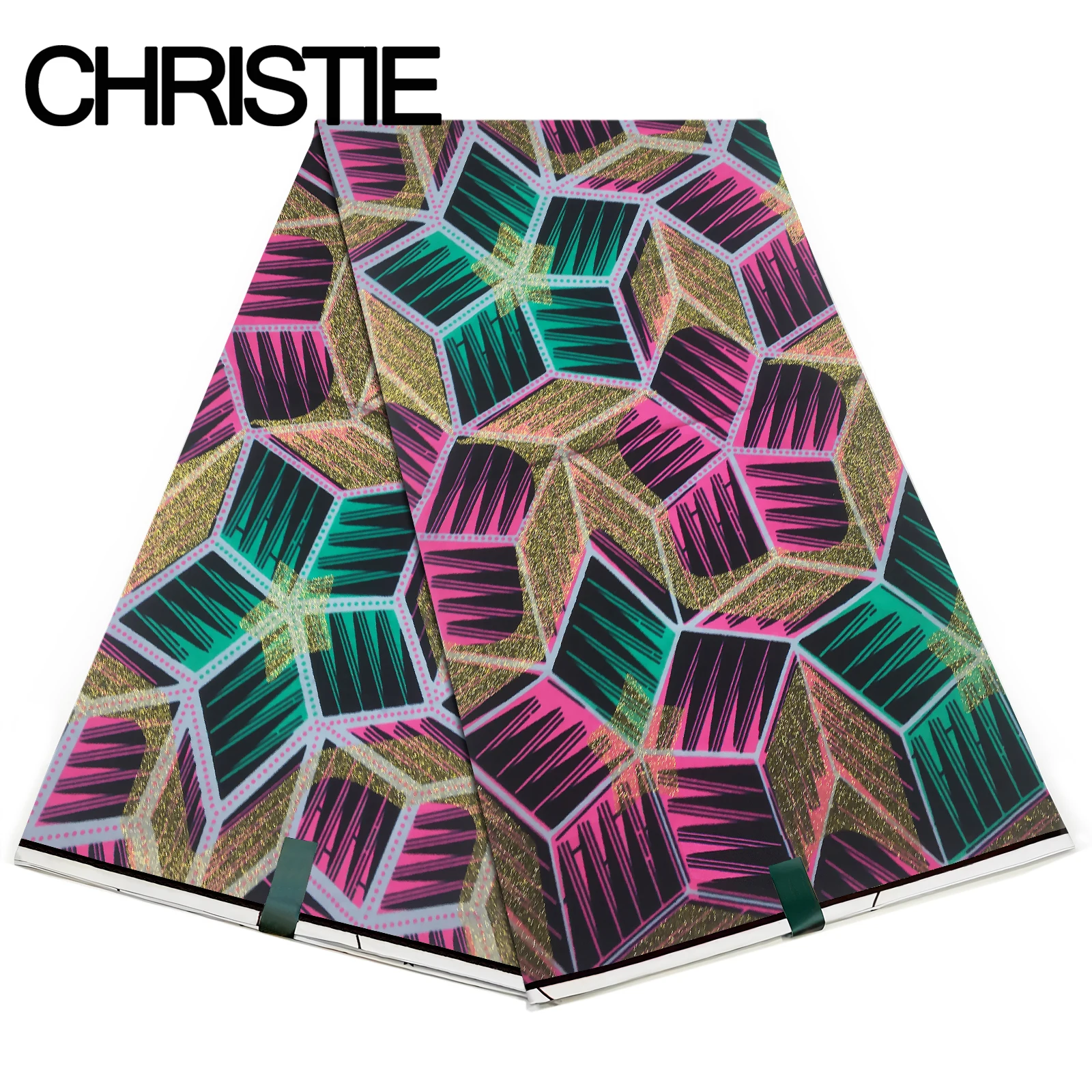 

Высококачественная африканская восковая ткань, 6-ярдовая восковая ткань с блестками, супер восковая голландская ткань для вечернего платья, праздничного платья