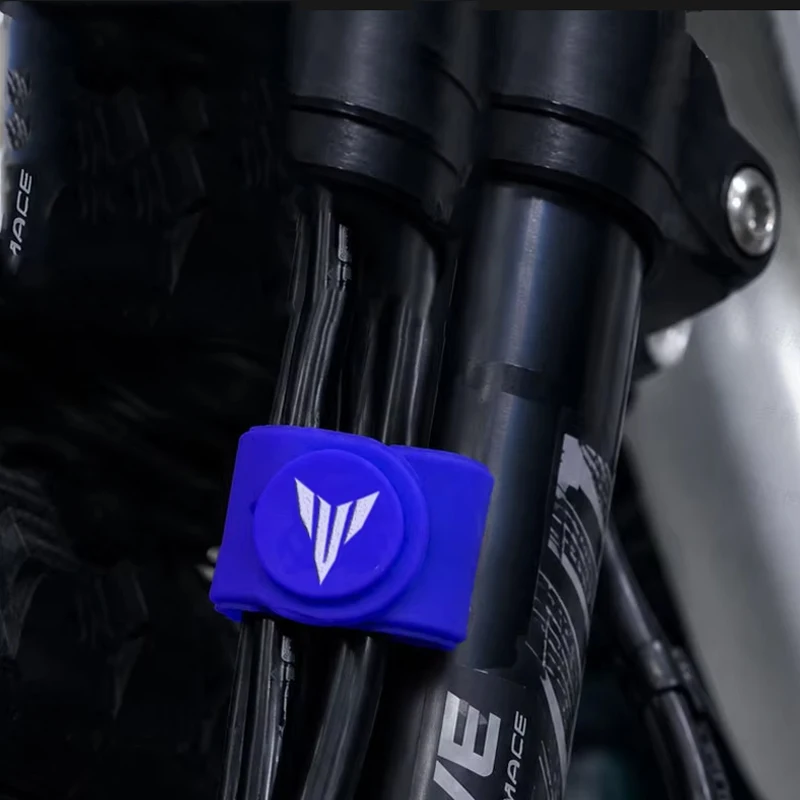 For YAMAHA MT07 MT09 MT03 MT10 MT25 MT125 fz07 fz09 MT 07 09 10 25 125 Motorcycle Accessories Wires Fixing Tie Rubber Bandage
