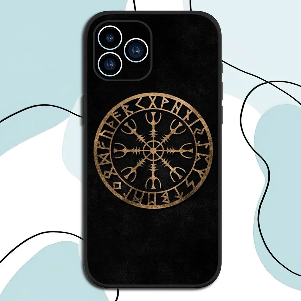 V-Viking V-Vegvisir Phone Case  For Samsung Galaxy S24 S23 S22 S21 S20 Ultra Plus S20FE FE Cover