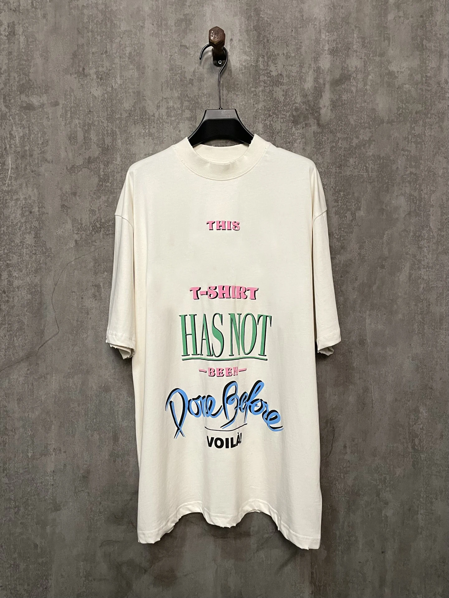 

24SS Luxury 1:1 Best Version Has Not Been Slogan T-Shirt Men Women Streetwear HipHop Oversized Cotton T Shirt Men