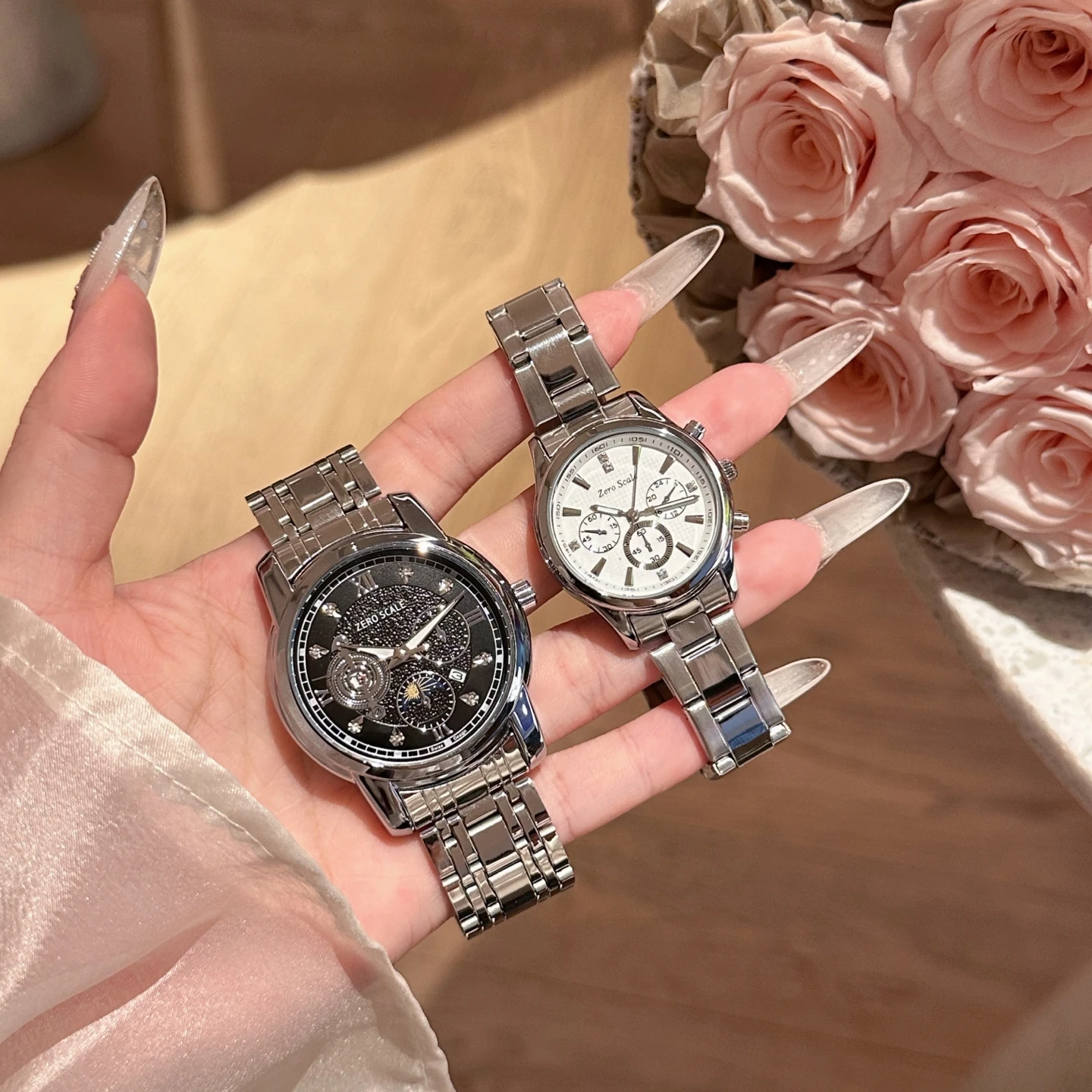 Couple Watch Gift Set Luxury Fashion Casual Companion Table Temperament Exquisite Lovers Quartz Table Daily Casual Watch Set