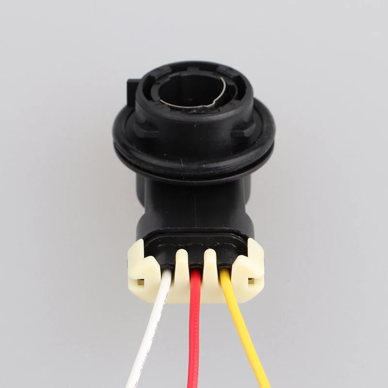 1Pcs 1157 Bay15d Bulb Socket Adapter With Wire Plug For Ford Jeep Car Light Lamp Holder Connector Base Accessories