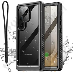 IP68 Shellbox Waterproof Case For Samsung Galaxy S26 S25 S24 S23 Ultra A57 A37 A56 A36 5G Aluminum Swimming Phone Luxury Cover
