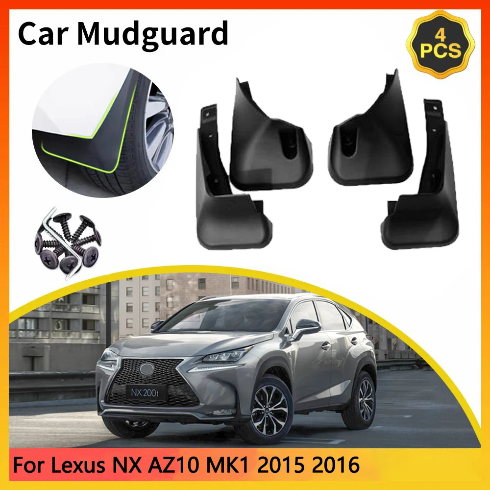 

Для Lexus NX AZ10 MK1 2015 2016 NX200 200t 300 300h автомобильные брызговики с предварительной линией, брызговики, брызговики, брызговики, крыло