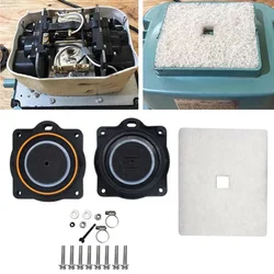 Air Pump Diaphragm Rebuild Repair Kit Air Valves/Filter Element For Hiblow For HP-80 For HP-60 Linear Septic Air Pump