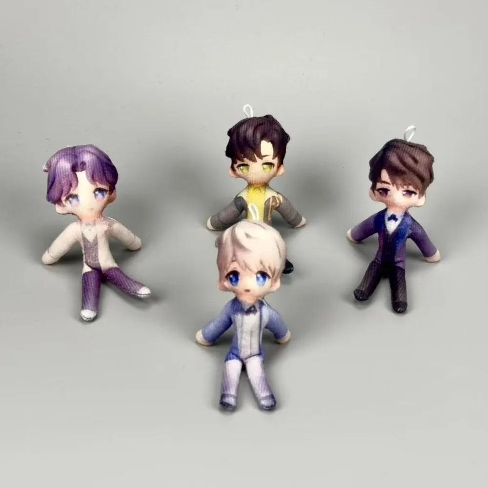 28CM Game Love and Deepspace Abstract Twist Doll Character Qin Che Shen Xing Hui Q Version Little Mouse Abstract Doll Pendant