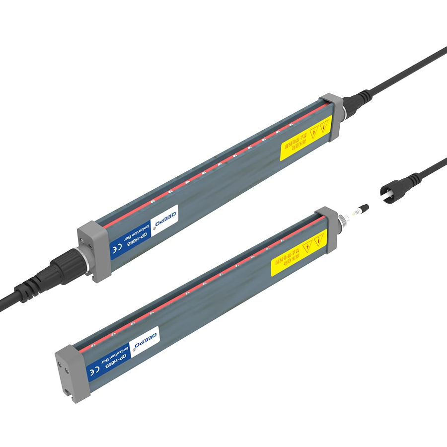 

QP-H66B Anti Static Ionizer Eliminator bar with Detachable Cable