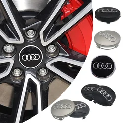 60mm 61mm 68mm 69mm Car Styling Wheel Center Cap Hub Covers Badge 4B0601170 For Audi A3 A4 A5 A6 A7 A8 Q5 Q7 RS Car Accessories